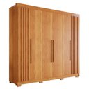 Ver imagem 3 de Guarda-roupa Casal 6 Portas 6 Gavetas Granada com Pés 100% MDF