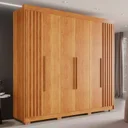 Ver imagem 1 de Guarda-roupa Casal 6 Portas 6 Gavetas Granada com Pés 100% MDF