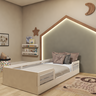 Cama Infantil Montessoriana Solteiro Lua - 4
