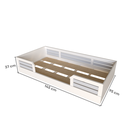 Ver imagem 3 de Cama Infantil Montessoriana Solteiro Lua Branco/Cinza Cristal