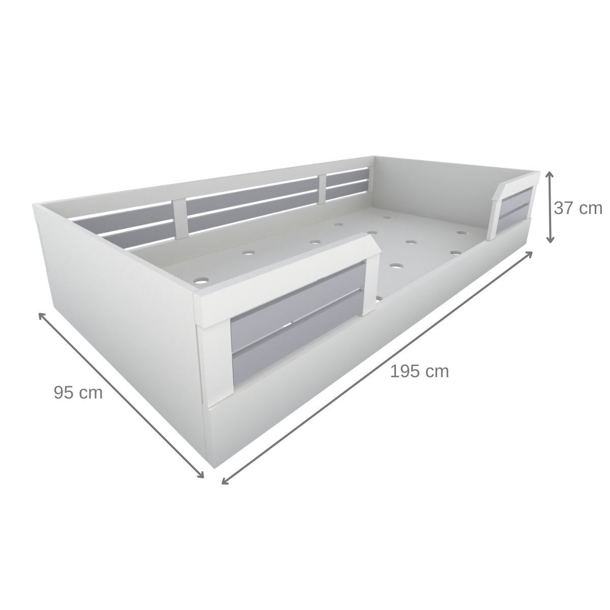 Cama Infantil Montessoriana Solteiro Lua Yescasa - 10