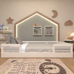 Cama Infantil Montessoriana Solteiro Lua - 2