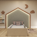 Ver imagem 6 de Cama Infantil Montessoriana Solteiro Lua Branco/Cinza Cristal