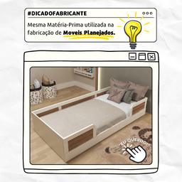 Cama Infantil Montessoriana Solteiro Lua - 10