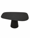 Ver imagem 1 de Mesa Oval Organica Flower 160x90cm Madeira Ébano 6 Lugares - Modelar Art