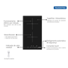 Cooktop 2 Áreas por Indução Dominó Slider Vitrocerâmico Touch Tramontina 94750/221 Dominó Slider Vit - 3