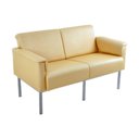 Ver imagem 1 de Sofá Recepção De Escritório Linha Recepção Contatic Amarelo