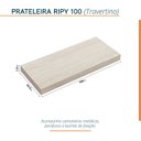 Ver imagem 4 de Prateleira em Porcelanato para Banheiro Ripy 100cm