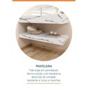 Ver imagem 2 de Prateleira em Porcelanato para Banheiro Ripy 100cm