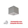 Spot Plafon Sobrepor Beiral Teto Direcionável Acompanha 1 Lâmpada Dicroica - 3