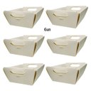 Ver imagem 1 de Jogo de 6 Cestos Organizadores com Alça para Objetos Pequenos 2,1l Dello Cinza