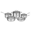 Ver imagem 4 de Conjunto de Panelas Cuisinart Home Gourmet 9 Peças, Aço Inox