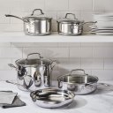 Ver imagem 2 de Conjunto de Panelas Cuisinart Home Gourmet 9 Peças, Aço Inox
