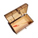 Ver imagem 5 de MINI BAÚ MULTIUSO MDF PORTA CHAVES ÓCULOS CÁPSULAS NESPRESSO SB bau 16x9