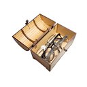 Ver imagem 6 de MINI BAÚ MULTIUSO MDF PORTA CHAVES ÓCULOS CÁPSULAS NESPRESSO SB bau 16x9