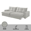 Ver imagem 5 de Sofá Firenze Veludo 02 Módulos de 80cm B25cm Meu Sofá Online