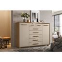 Ver imagem 1 de Cômoda 2 Portas 7 Gavetas Fontana