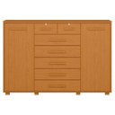 Ver mais imagens de Cômoda para Quarto 7 Gavetas e 2 Portas Fontana Marrom/Cinamomo