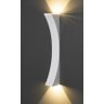 Arandela Hera Led 2x7W 3.000K Branca Textura Riopres 5003 - 2