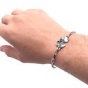 Ver imagem 2 de Pulseira Sagrado Coração de Jesus e Maria Corrente Inox Fornecedor 1 171433