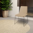 Ver imagem 6 de Kit 5 Cadeiras Decorativa Sala de Jantar Anne Linho Bege - Gran Belo