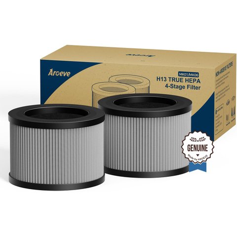 Aroeve Filtro de Reposição para Purificador de Ar Mk01&mk06