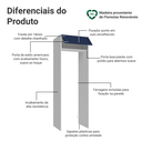 Ver imagem 3 de Porta-Geladeira 73 cm 1 Porta Basculante Branco/Azul Vik Madesa