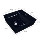 Ver imagem 4 de Kit Cuba Aq33 Volcano com Torneira Luxo e Válvula Click com Sifão e Flexível