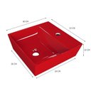 Ver imagem 4 de Kit Cuba Aq33 Volcano com Torneira Luxo e Válvula Click com Sifão e Flexível