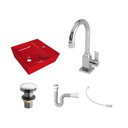 Ver imagem 3 de Kit Cuba Aq33 Volcano com Torneira Luxo e Válvula Click com Sifão e Flexível