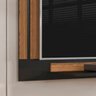 Painel Para TV 42 Polegadas Catar Várias Cores JM3 Móveis Preto/Freijó - 14
