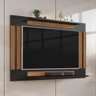 Painel Para TV 42 Polegadas Catar Várias Cores JM3 Móveis Preto/Freijó - 11