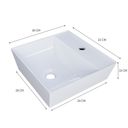 Ver imagem 4 de Kit Cuba Aq33 Volcano com Torneira Luxo e Válvula Metal