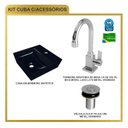 Ver mais imagens de Kit Cuba Aq33 Volcano com Torneira Luxo e Válvula Botão