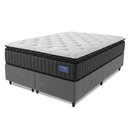 Ver imagem 1 de Cama Box Queen Colchão Ortopédico Titã Molas Ensacadas Pillow Top Hip Sleep
