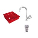 Ver imagem 2 de Kit Cuba Aq33 Volcano com Torneira C50 e Válvula Abs