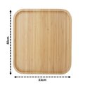 Ver imagem 3 de Bandeja Retangular Bambu Eco Prime 33cm x 40cm - Tuut