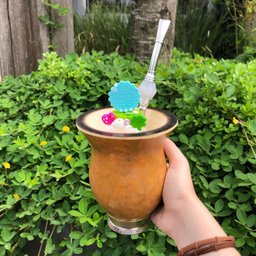 Cuia para Chimarrão Porongo com Base em Metal Ditreviso Marrom - 3