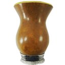 Ver imagem 1 de Cuia para Chimarrão Porongo com Base em Metal Ditreviso Marrom