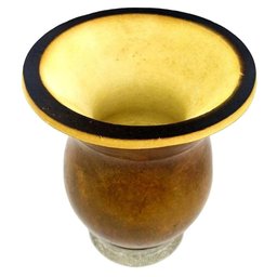 Cuia para Chimarrão Porongo com Base em Metal Ditreviso Marrom - 4