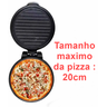 Máquina de Assar Pizza Broto Elétrica Antiaderente 1000w 110v - 5