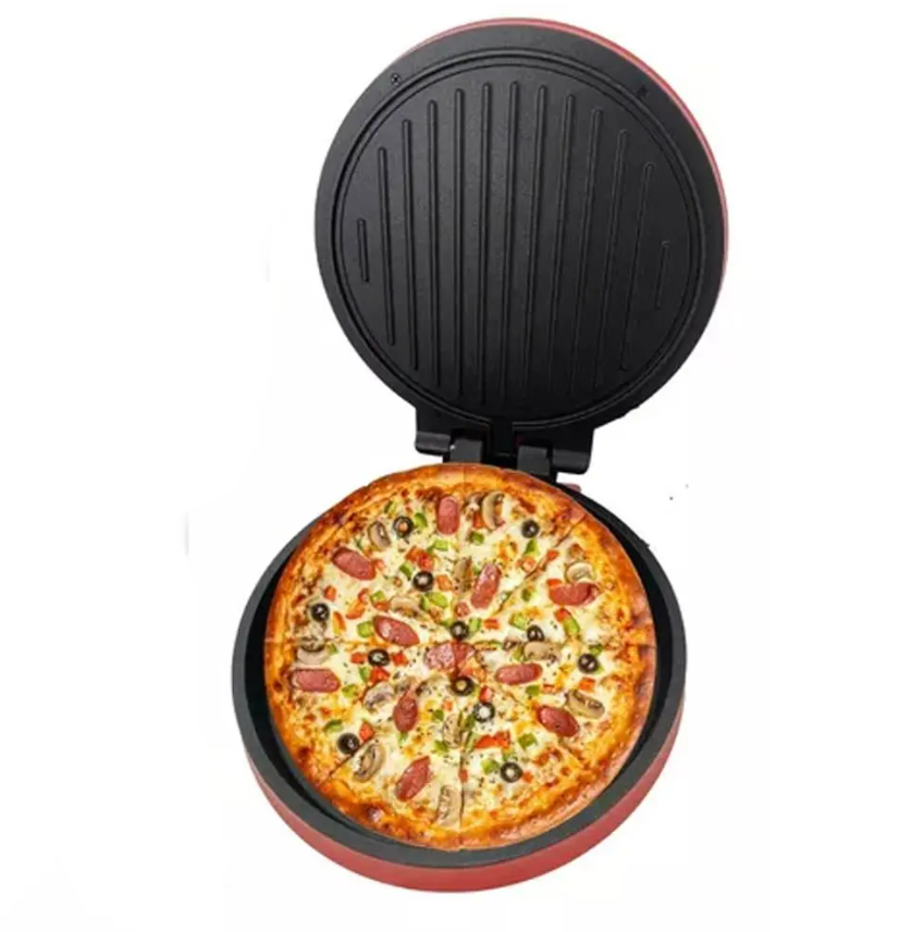 Máquina de Assar Pizza Broto Elétrica Antiaderente 1000w 110v