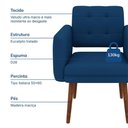 Ver imagem 6 de Poltrona Decorativa Stella em Veludo – Just Time