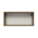 Ver mais imagens de Armário Aéreo 70 cm 1 Porta Rustic/Preto Lux Madesa