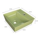 Ver imagem 4 de Kit Cuba Aq33 Volcano com Torneira 1198 e Válvula Metal com Sifão e Flexível