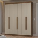 Ver imagem 1 de Guarda-Roupa Casal 6 Portas Batentes Netuno Madesa