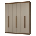 Ver imagem 3 de Guarda-Roupa Casal 6 Portas Batentes Netuno Madesa