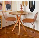 Ver imagem 3 de Mesa de Jantar Redonda de Madeira - June de 90cm Cor Freijó