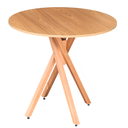 Ver imagem 1 de Mesa de Jantar Redonda de Madeira - June de 90cm Cor Freijó