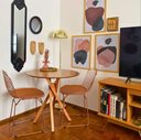 Ver imagem 2 de Mesa de Jantar Redonda de Madeira - June de 90cm Cor Freijó